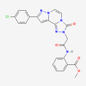 molecular formula C23H17ClN6O4 B2717460 Chembl4584314 CAS No. 1207003-92-6