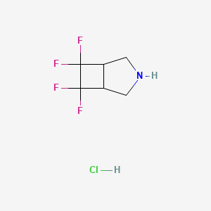 6,6,7,7-Tetrafluoro-3-azabicyclo[3.2.0]heptane hydrochloride