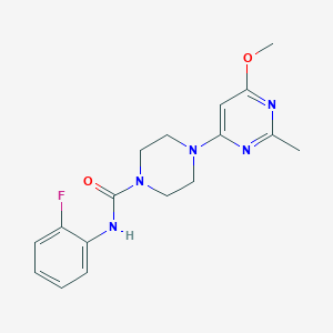 N-(2-fluorophenyl)-4-(6-methoxy-2-methylpyrimidin-4-yl)piperazine-1-carboxamide