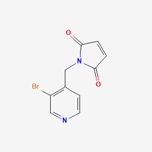 molecular formula C10H7BrN2O2 B2717512 1-((3-Bromopyridin-4-yl)methyl)-1H-pyrrole-2,5-dione CAS No. 2143871-81-0