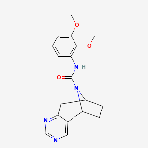 (5R,8S)-N-(2,3-dimethoxyphenyl)-6,7,8,9-tetrahydro-5H-5,8-epiminocyclohepta[d]pyrimidine-10-carboxamide