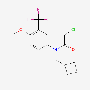 2-Chloro-N-(cyclobutylmethyl)-N-[4-methoxy-3-(trifluoromethyl)phenyl]acetamide