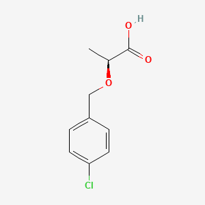 (2S)-2-[(4-Chlorophenyl)methoxy]propanoic acid