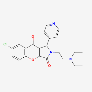 7-Chloro-2-(2-(diethylamino)ethyl)-1-(pyridin-4-yl)-1,2-dihydrochromeno[2,3-c]pyrrole-3,9-dione