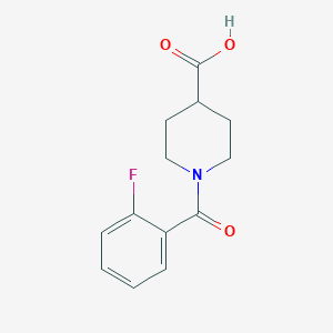 1-(2-Fluorobenzoyl)piperidine-4-carboxylic acid