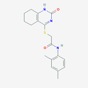 N-(2,4-dimethylphenyl)-2-[(2-oxo-1,2,5,6,7,8-hexahydroquinazolin-4-yl)sulfanyl]acetamide