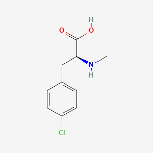 molecular formula C10H12ClNO2 B2717608 N-甲基-4-氯-L-苯丙氨酸 CAS No. 347851-70-1