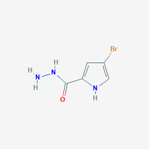 4-bromo-1H-pyrrole-2-carbohydrazide