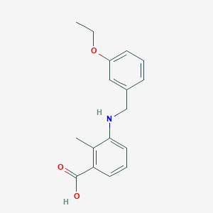 3-[(3-Ethoxybenzyl)amino]-2-methylbenzoic acid
