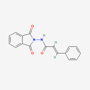 molecular formula C17H12N2O3 B2717720 (E)-N-(1,3-dioxoisoindol-2-yl)-3-phenylprop-2-enamide CAS No. 1351455-25-8