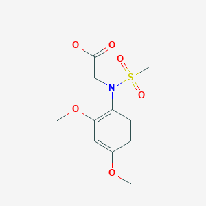 Methyl N-(2,4-dimethoxyphenyl)-N-(methylsulfonyl)glycinate