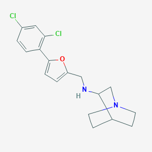 N-(1-azabicyclo[2.2.2]oct-3-yl)-N-{[5-(2,4-dichlorophenyl)-2-furyl]methyl}amine