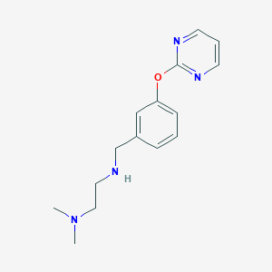 molecular formula C15H20N4O B271776 N-[2-(dimethylamino)ethyl]-N-[3-(2-pyrimidinyloxy)benzyl]amine 