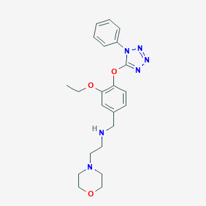 N-{3-ethoxy-4-[(1-phenyl-1H-tetrazol-5-yl)oxy]benzyl}-2-(morpholin-4-yl)ethanamine