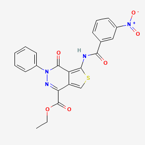 Ethyl 5-(3-nitrobenzamido)-4-oxo-3-phenyl-3,4-dihydrothieno[3,4-d]pyridazine-1-carboxylate