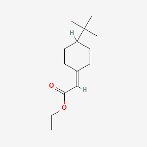 molecular formula C14H24O2 B2717804 乙酸乙酯 2-(4-叔丁基环己基亚甲基)乙酸酯 CAS No. 13733-50-1