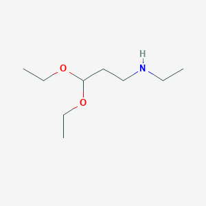 molecular formula C9H21NO2 B2717817 (3,3-Diethoxypropyl)(ethyl)amine CAS No. 1378705-59-9