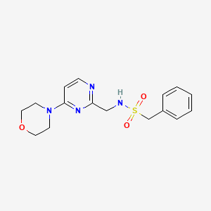 N-((4-morpholinopyrimidin-2-yl)methyl)-1-phenylmethanesulfonamide