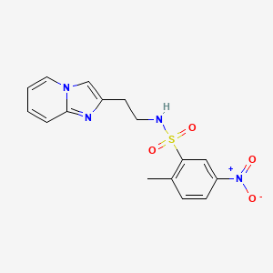 N-(2-imidazo[1,2-a]pyridin-2-ylethyl)-2-methyl-5-nitrobenzenesulfonamide
