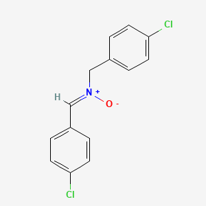 molecular formula C14H11Cl2NO B2717860 (4-chlorobenzyl)[(Z)-(4-chlorophenyl)methylidene]ammoniumolate CAS No. 154110-60-8