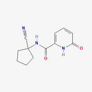 N-(1-Cyanocyclopentyl)-6-oxo-1H-pyridine-2-carboxamide