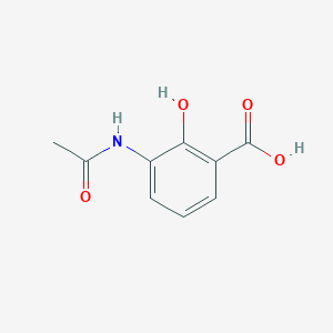 molecular formula C9H9NO4 B2717880 3-乙酰氨基-2-羟基苯甲酸 CAS No. 447410-00-6