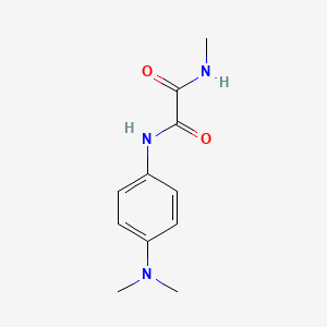 molecular formula C11H15N3O2 B2717889 N1-(4-(dimethylamino)phenyl)-N2-methyloxalamide CAS No. 922918-48-7
