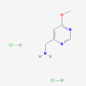 molecular formula C6H11Cl2N3O B2717911 (6-甲氧基嘧啶-4-基)甲胺;二盐酸盐 CAS No. 2309461-90-1