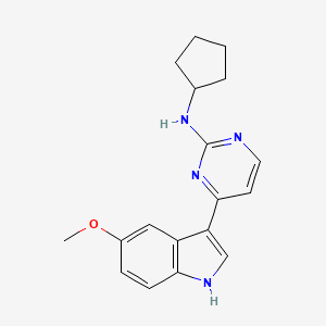 N-Cyclopentyl-4-(5-methoxy-1H-indol-3-yl)pyrimidin-2-amine