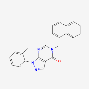 1-(2-Methylphenyl)-5-(naphthalen-1-ylmethyl)pyrazolo[3,4-d]pyrimidin-4-one