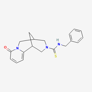 N-benzyl-8-oxo-1,5,6,8-tetrahydro-2H-1,5-methanopyrido[1,2-a][1,5]diazocine-3(4H)-carbothioamide