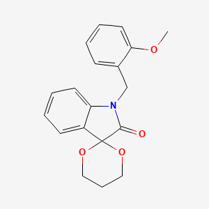 1'-(2-Methoxybenzyl)spiro[[1,3]dioxane-2,3'-indolin]-2'-one