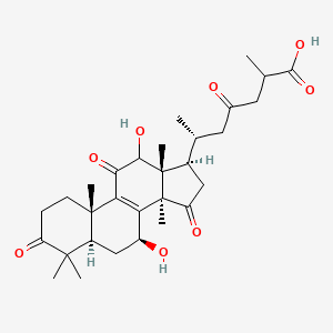 molecular formula C30H42O8 B2717997 12-Hydroxyganoderic acid D CAS No. 942950-96-1