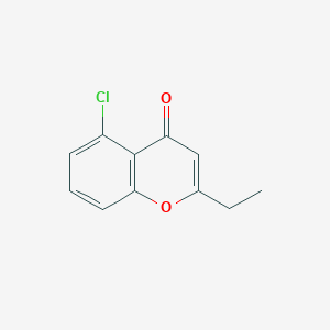 molecular formula C11H9ClO2 B2718006 5-氯-2-乙基-4H-咔咪-4-酮 CAS No. 1899895-07-8