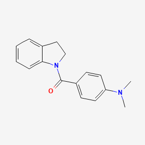 molecular formula C17H18N2O B2718017 (4-(Dimethylamino)phenyl)(indolin-1-yl)methanone CAS No. 392289-96-2