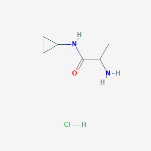 2-Amino-N-cyclopropylpropanamide hydrochloride