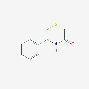 molecular formula C10H11NOS B2718170 5-Phenylthiomorpholin-3-one CAS No. 141850-03-5