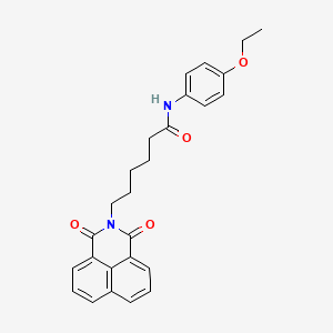 6-(1,3-dioxobenzo[de]isoquinolin-2-yl)-N-(4-ethoxyphenyl)hexanamide