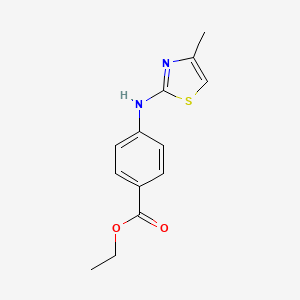 Ethyl 4-[(4-methyl-1,3-thiazol-2-yl)amino]benzoate