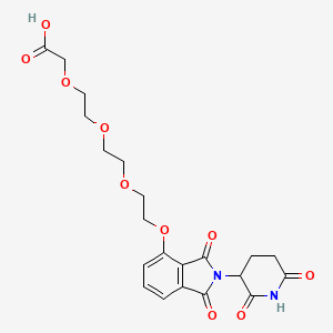 2-[2-[2-[2-[2-(2,6-Dioxopiperidin-3-yl)-1,3-dioxoisoindol-4-yl]oxyethoxy]ethoxy]ethoxy]acetic acid