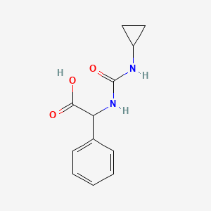 molecular formula C12H14N2O3 B2718207 [(Cyclopropylcarbamoyl)amino](phenyl)acetic acid CAS No. 1290785-54-4