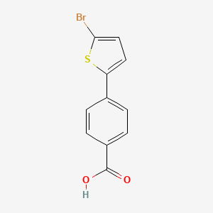 molecular formula C11H7BrO2S B2718226 4-(5-bromothiophen-2-yl)benzoic Acid CAS No. 145208-54-4
