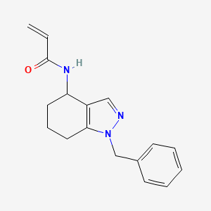 N-(1-benzyl-4,5,6,7-tetrahydro-1H-indazol-4-yl)prop-2-enamide
