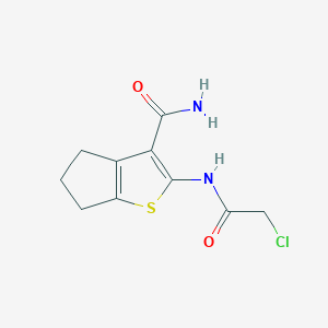2-(2-Chloro-acetylamino)-5,6-dihydro-4H-cyclopenta[b]thiophene-3-carboxylic acid amide