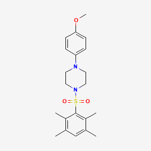 molecular formula C21H28N2O3S B2718278 1-(4-Methoxyphenyl)-4-(2,3,5,6-tetramethylphenyl)sulfonylpiperazine CAS No. 727688-99-5