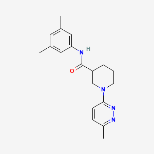 molecular formula C19H24N4O B2718284 N-(3,5-二甲基苯基)-1-(6-甲基吡啶-3-基)哌啶-3-羧酸酰胺 CAS No. 2176201-47-9