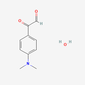molecular formula C10H13NO3 B2718296 4-Dimethylaminophenylglyoxal hydrate CAS No. 115282-41-2; 1171790-84-3