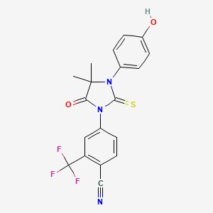 4-(3-(4-hydroxyphenyl)-4,4-diMethyl-5-oxo-2-thioxoiMidazolidin-1-yl)-2-(trifluoroMethyl)benzonitrile