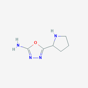 5-(Pyrrolidin-2-yl)-1,3,4-oxadiazol-2-amine
