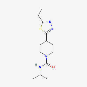 4-(5-ethyl-1,3,4-thiadiazol-2-yl)-N-isopropylpiperidine-1-carboxamide